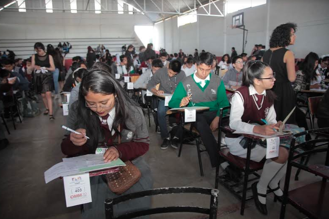 Participan más de 500 alumnos Tlaxcaltecas en olimpiada de matemáticas